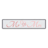 Placute auto personalizate nunta cu textul MR & MRS